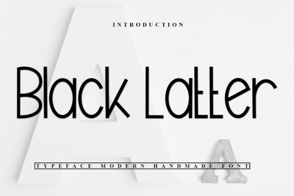 Black Latter: A Timeless Display Typeface for Editorial Design