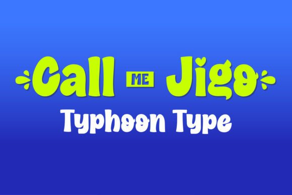 Call Me Jigo: A Playful Display Font for Modern Brand Identity
