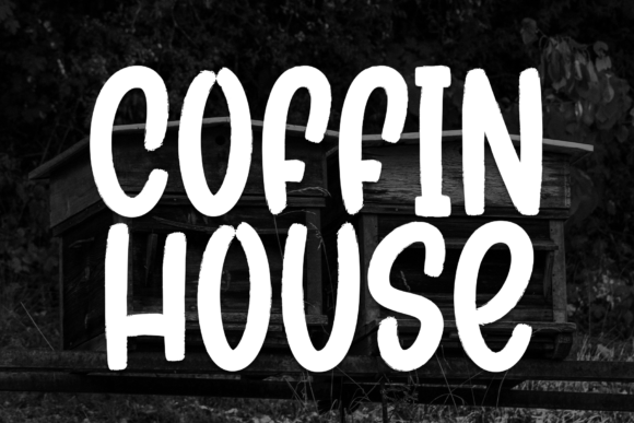 Coffin House: The Spooky Display Font for Handmade Creators