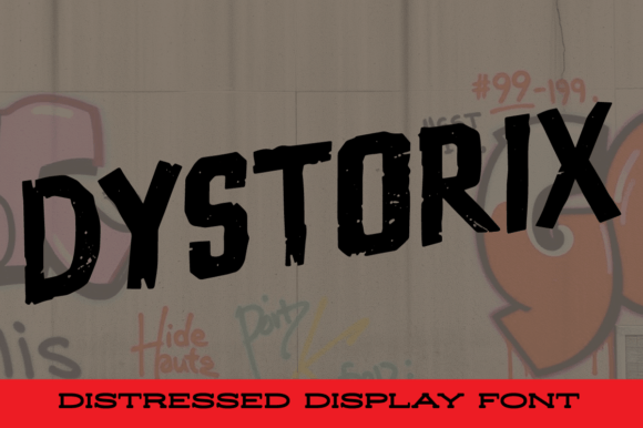 Dystorix: A Bold Display Typeface for Editorial Design
