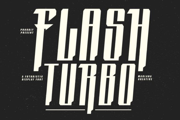 Flash Turbo: The Futuristic Typeface for High-Impact Web Design