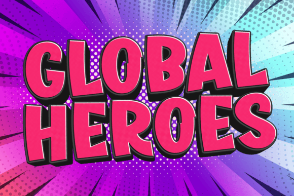 Global Heroes: The Bold Typeface That Elevates Your Brand Identity