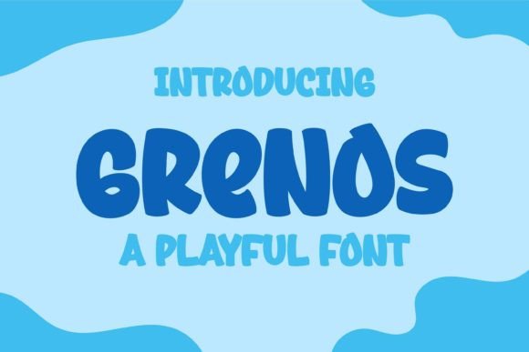 Grenos: The Creative Display Typeface for High-Impact Campaigns