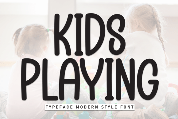Kids Playing: The Premium Display Font for Lively Campaigns
