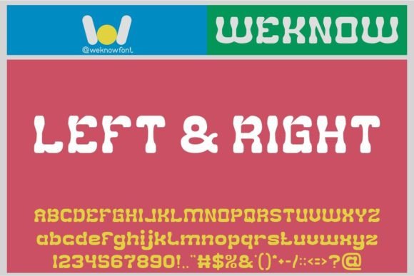 Left and Right: The Premium Typeface That Elevates Your Brand Identity