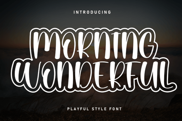 Morning Wonderful: The Playful Typeface That Elevates Your Brand