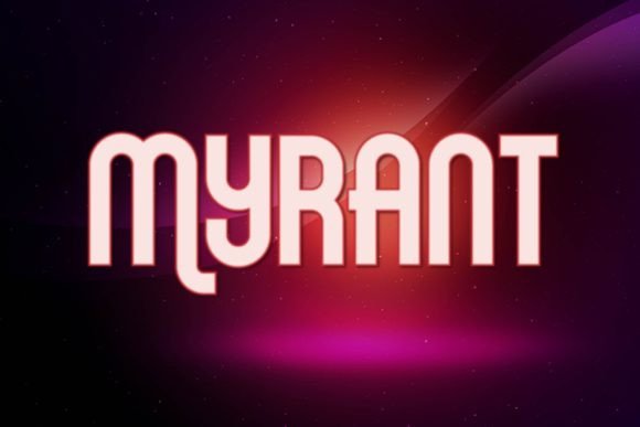Myrant: The Gothic Display Font That Elevates Digital Branding