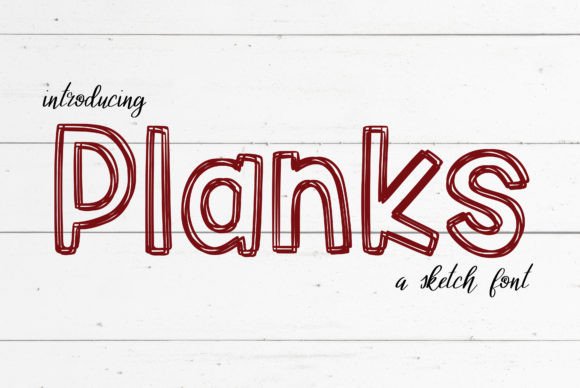 Planks: The Rustic Display Typeface That Elevates Campaign Visuals