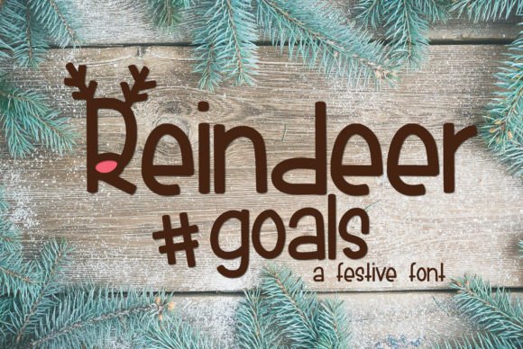 Reindeer Goals: A Festive Display Font for Modern Web Design
