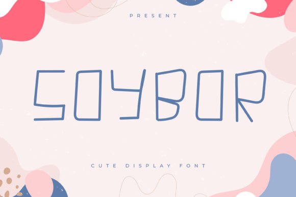 Soybor: The Playful Display Typeface for Handmade Creators