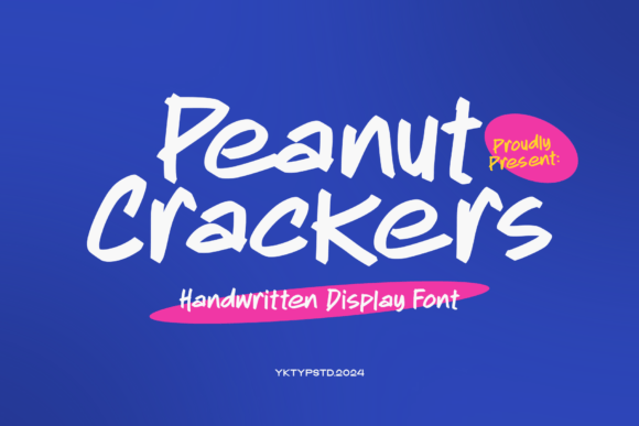 Why Peanut Crackers Is the Perfect Handwritten Display Font for Branding