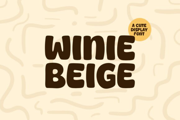 Winie Beige: The Modern Display Font for Scroll-Stopping Campaigns