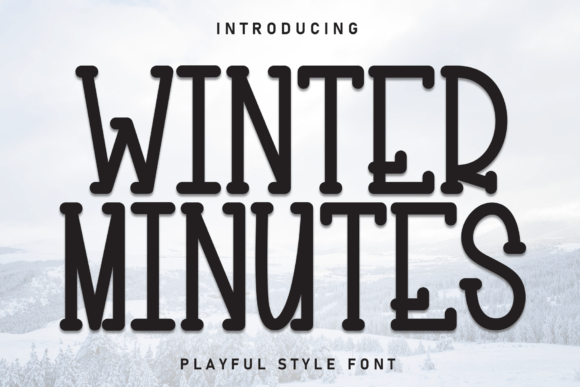 Winter Minutes: The Perfect Handwritten Display Font for Crafters